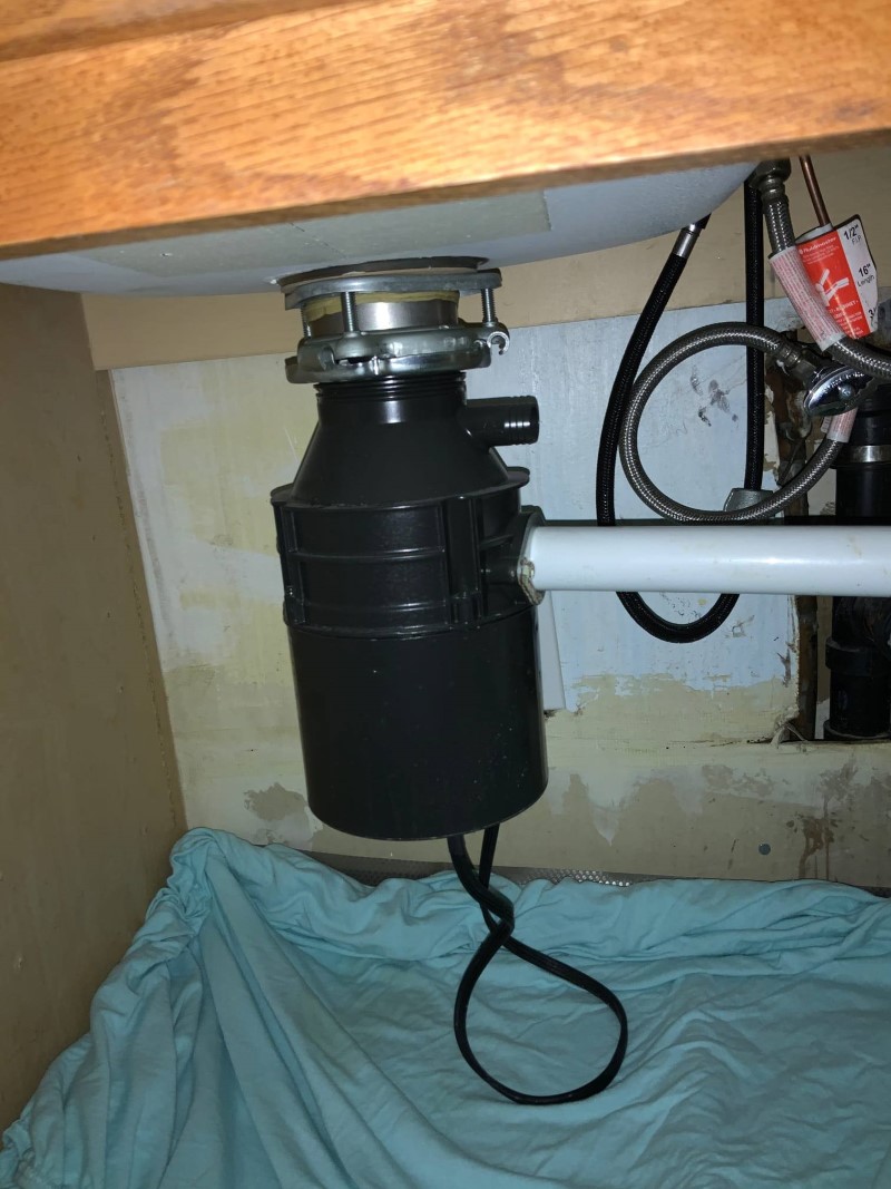 Fixed a leaky garbage disposal in manteca ca